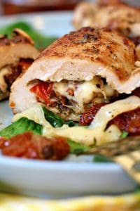 Stuffed Chicken dish